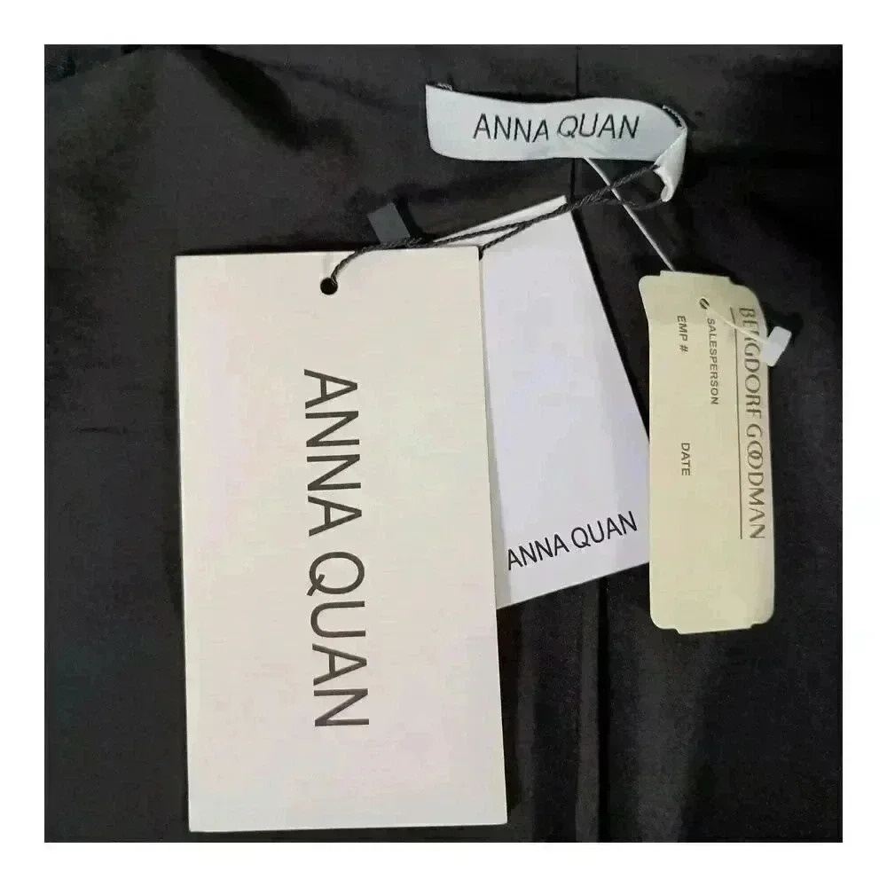 Anna Quan Sybil Vest Top Wool Black Women's 12 - Picture 5 of 8